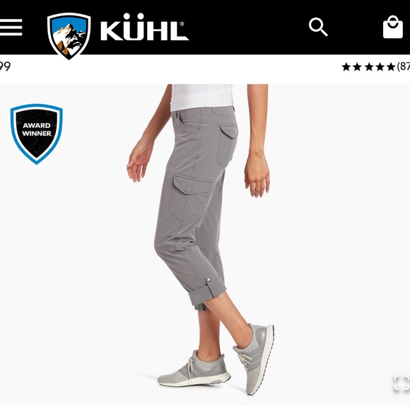 KULH w’s Rollup pants NEW with tags size 12 - Picture 6 of 14